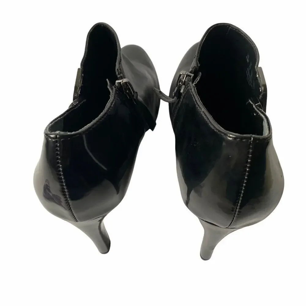 Franco Sarto Black Frama Booties‎ Sz 9.5